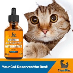 Natural Infection & Allergy Relief for Cats | Joint Support | Antibiotic drops