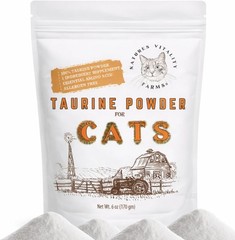 Taurine Powder for Cats – 500mg Supplement for Kittens Adults – 144 Servings