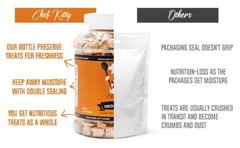 Chef Kitty Freeze Dried Salmon Cat and Dog Treats – 3.5 Ounce