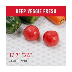 Cooyes Refrigerator Liners 17.7″ x 24″, Absorbent Strong Grip F… FAST USA SHIP