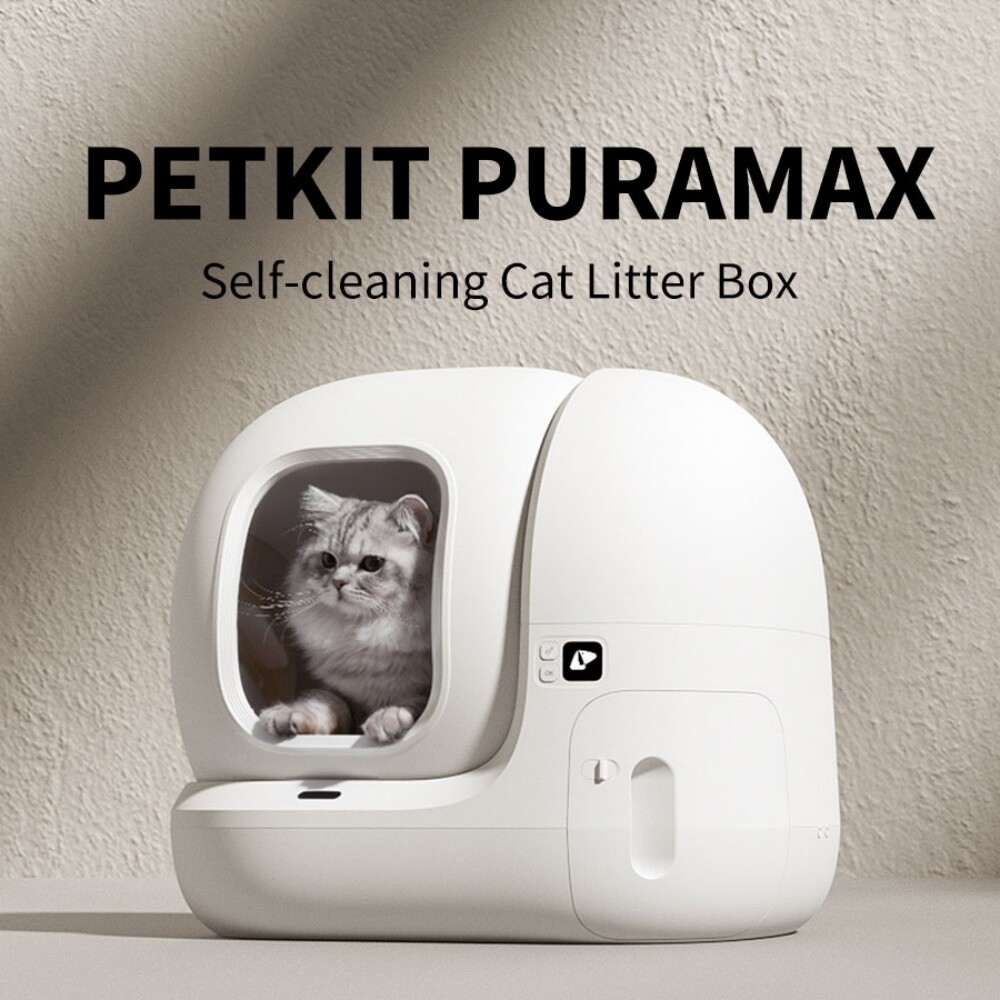 PETKIT PuraMax Self Cleaning Cat Litter Box without Odor Spray 76L Pre-owned