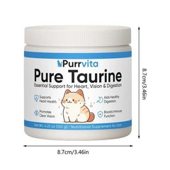 PurrVita Taurine Supplement for Cats – Supports Heart, Eyes & Immune Function