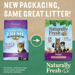 ( 2 Pack ) Naturally Fresh Walnut-Based Pellet Non-Clumping Cat Litter 26 lb