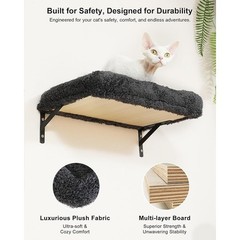 Cat Wall Furniture Set Climbing Shelves Scratching Post Indoor Space Saver New
