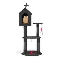 Gothic Cat Scratching Post Indoor 8 Style Activity Ghost Face Halloween House