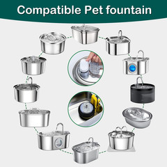 Cat Water Fountain Filter,16 Pack Cat Fountain Replacement Filters for Stainless