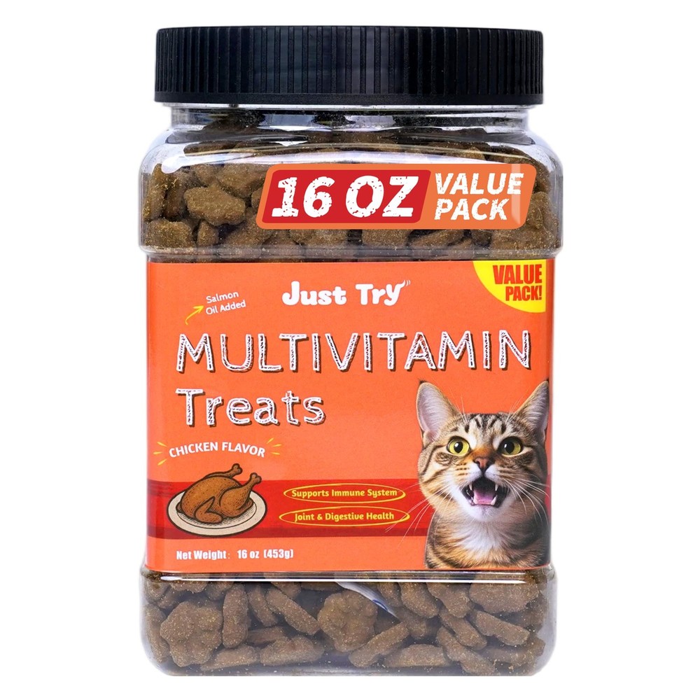 Cat Multivitamin Treats – Taurine for Cats L-Lysine 16 OZ