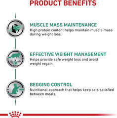 Veterinary Diet Feline Satiety Support Weight Management Adult Thin Slices in Gr