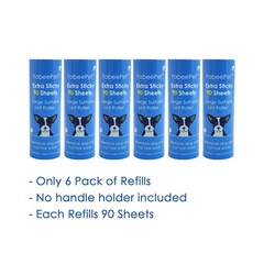 Extra Sticky Large Lint Roller Refills, 6.3” Giant Lint Roller… FAST USA SHIP