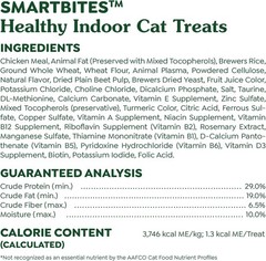 Greenies Smartbites Indoor Cat Treats – Chicken Flavor – 2.1 oz Pack