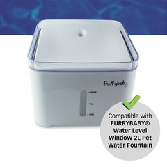 Water Filter & Pre-Filter Compatible With FURRYBABY® 2L, Pack of 12