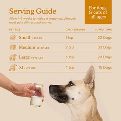 Fera Pets Immune Goat Milk for Dogs & Cats with Colostrum, Organic Turkey Tai…