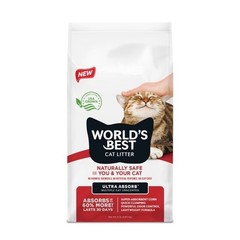 2 Pack World’s Best Cat Litter Ultra Absorb Unscented 15 lb Multi Pack FREE SHIP