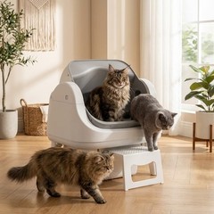 PetPivot AutoScooper 12 Lite Open-Top Self-Cleaning Cat Litter Box No App Needed