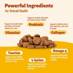 Taurine Cat Treats, Heart, Vision and Immune Support Soft Chews
