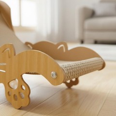 Cat Scratcher Lounger Ergonomic Design Pet Supplies Abrade Resistant for