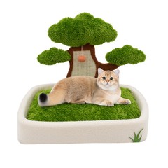 63??43??60cm Cat House With Sleeping Cushion Cat Bed With Cat Scratching Post