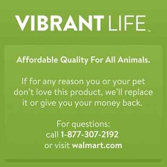 Vibrant Life Large Open Cat Litter Box Durable Easy-Clean Design