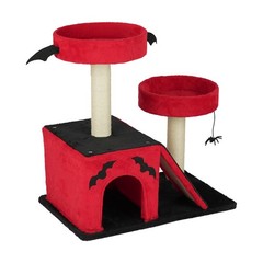 Gothic Cat Scratching Post Indoor 8 Style Activity Ghost Face Halloween House