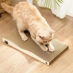 Durable Cat Scratcher Pad Corrugated Cardboard Heavy Duty Reversible for Indoor