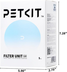 Pet Water Fountain Replacement Filter Unit 3 0 5 Pack Multi Layer Filtration 5Pc