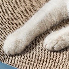 Durable Cat Scratcher Pad Corrugated Cardboard Heavy Duty Reversible for Indoor