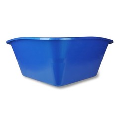 High Sided Corner Cat Litter Box with Low Entry for Kittens and Senior Cats
