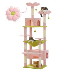 PAWZ Road Cat Tree Tower Scratching Post Scratcher Condo Bed 72.4″/64.5″/53.5″