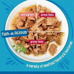 2 Pack Friskies Fish-A-Licious Variety Pack Canned Cat Food, 5.5-oz, 32 Cans