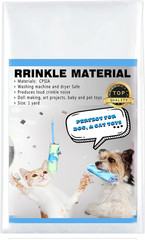1 Yard Crinkle Paper for Baby Toys Noise Making Plastic Film for Dog Toys Noise