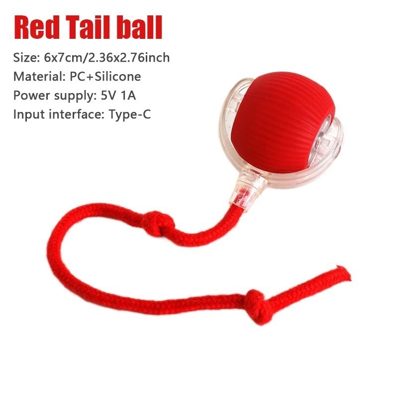 Automatic Rolling Ball Smart Cat Dog Toy Electric Pet Self-moving Kitten