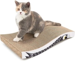Durable Cat Scratcher Pad Corrugated Cardboard Heavy Duty Reversible for Indoor