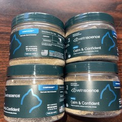 Vetriscience Calm & Confident Anxiety Supplement powder for Cats.4Boxes