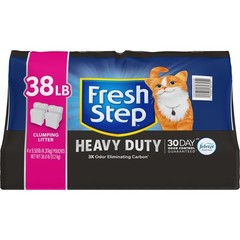 Heavy Duty Clumping Cat Litter Low Dust Odor Control 30 Days Febreze Freshness