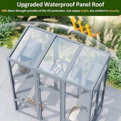 New 70 Inch Catio Outdoor Cat Enclosure, Large Cat House for Outdoor Cats