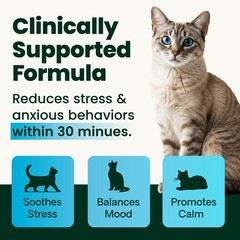 VetriScience Calm & Confident Chews, Composure Calming and 30 Count, Cats