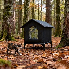 Waterproof Outdoor Pet House Cat Dog Shelter Warm Foldable Bed Puppy Kennel