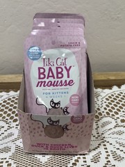 Tiki Cat Baby Mousse Wet Food, Chicken, Duck & Liver, 2.4oz Pouch (10-Pack)