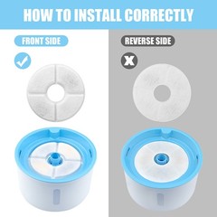 12x Pet Water Fountain Replacement Filters for Catit Cat Dog Drinking Flower