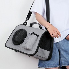 Premium Quality Cat Carrier Bag Breathable Comfortable Stylish Solid Color ET