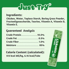 20 Tubes Creamy Lickable Cat Treats, Healthy Cat Grass Treats, Hairball Contr…