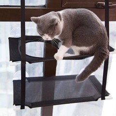 Cat Hammock Window Bed Sunny Seat Hanging Mount Beds Sofa Playing Double-decker