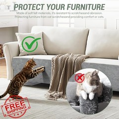 SEPAZON cat scratch protector light grey 39.3×15.8in