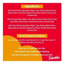 Hartz Delectables Bisque Lickable Wet Cat Treats Variety Pack, 30 Count