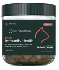 VetriScience Lysine Immunity Health Soft Chews for Cats, Immunity & Well-Being