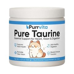 PurrVita Taurine Supplement for Cats – Supports Heart, Eyes & Immune Function