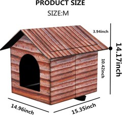 Cat House Cat House Outdoor & Indoor Use Waterproof Shelter Cats Dogs