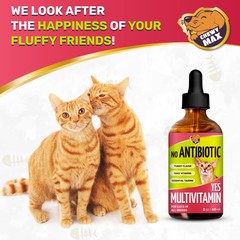 Cat Herbal Drops | No Chemical Antibiotics | Urinary & Respiratory Support 2 Oz