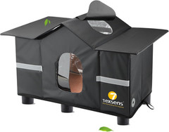 Outdoor Cat House – Weatherproof Large Cat Shelter for outside with Roof Window-