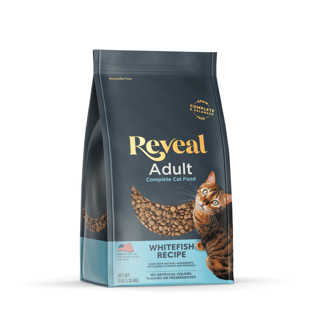 Natural Dry Cat Food, Complete & Balanced Grain Free, Whitefish